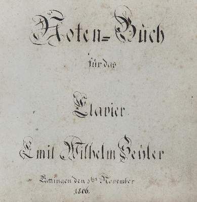 Große Abbildung Nr.1: 141-486 Noten-Buch: (Musik, Handschriften)