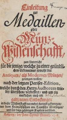 Große Abbildung Nr.1: 141-500 (Jobert,L.).: (Numismatik u. Siegelkunde)