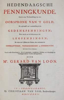 Große Abbildung Nr.1: 141-501 Loon,G.v.: (Numismatik u. Siegelkunde, Medaillen)