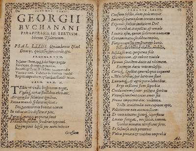 Große Abbildung Nr.2: 141-53 Buchanan,G.: (Alte Drucke, Handschriften und Theologie)