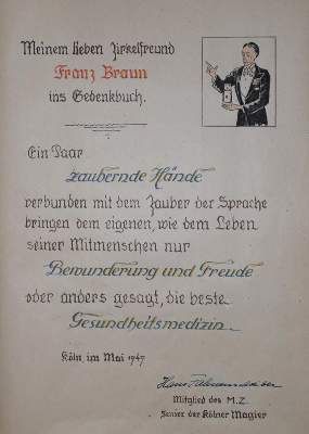 Große Abbildung Nr.1: 141-551 Braun, Franz,: (Zauberei)