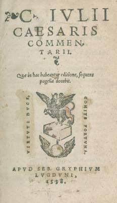 Große Abbildung Nr.1: 141-56 Caesar,C.J.: (Alte Drucke, Handschriften und Theologie)