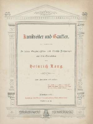 Große Abbildung Nr.1: 141-560 Lang,H.: (Zirkus)