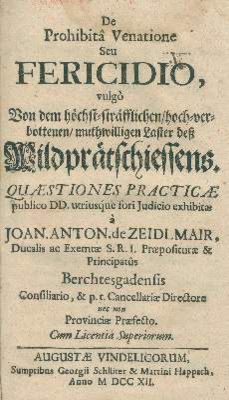 Große Abbildung Nr.1: 141-571 Zeidlmair,J.A.v.: (Jagd)