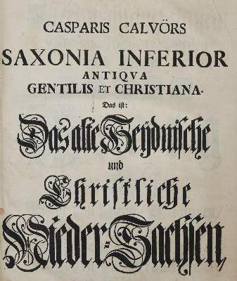 Große Abbildung Nr.31: 141-61 Calvör,C.: (Alte Drucke, Handschriften und Theologie)