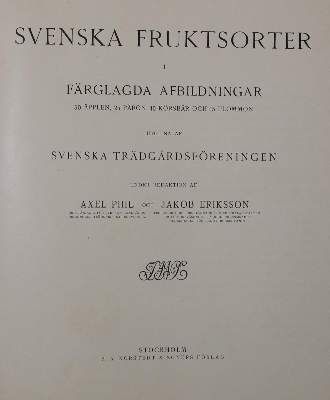 Große Abbildung Nr.3: 141-620 Pihl,A. u. J.Erikson.: (Land- und Forstwirtschaft, Obstbau)
