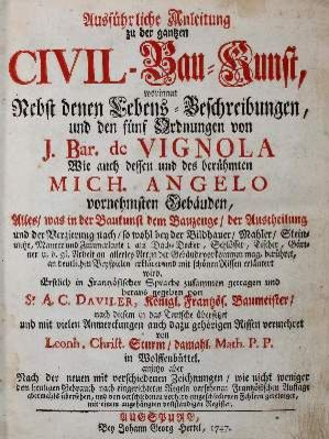 Große Abbildung Nr.1: 141-638 Aviler,A.C.de.: (Architektur)