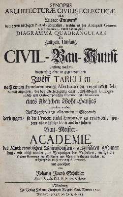 Große Abbildung Nr.2: 141-653 Schübler,J.J.: (Architektur)