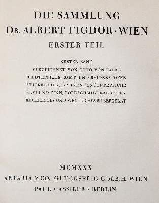 Große Abbildung Nr.1: 141-679 Falke,O.v.: (Figdor)