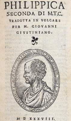 Große Abbildung Nr.1: 141-68 Cicero,M.T.: (Alte Drucke, Handschriften und Theologie)