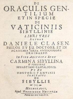 Große Abbildung Nr.1: 141-69 Clasen,D.: (Alte Drucke, Handschriften und Theologie)