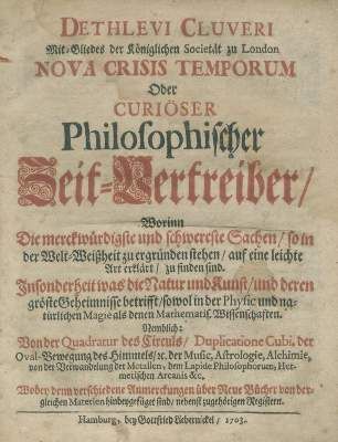 Große Abbildung Nr.1: 141-70 Clüver,D.: (Alte Drucke, Handschriften und Theologie)