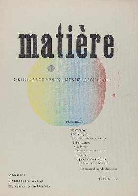 Große Abbildung Nr.1: 141-704 Matiere.: (Kunstwissenschaft)