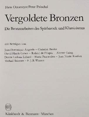 Große Abbildung Nr.1: 141-717 Ottomeyer,H. u. Proschel,P.: (Kunstwissenschaft)