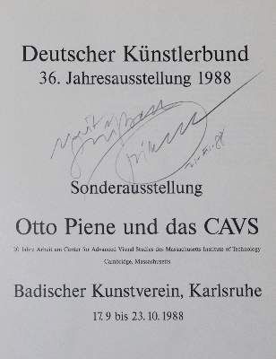Große Abbildung Nr.4: 141-721 Piene, Otto: (Kunstwissenschaft)