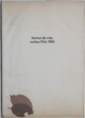 Große Abbildung Nr.1: 141-750 Vries, Herman de: (Kunstwissenschaft)