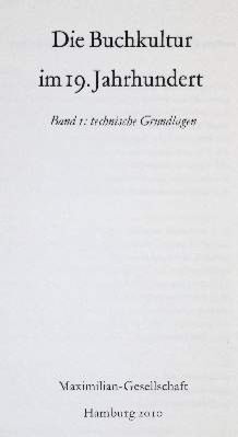 Große Abbildung Nr.1: 141-758 Buchkultur, Die,: (Bibliographie und Buchwesen)