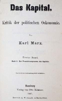 Große Abbildung Nr.1: 141-795 Marx,K.: (Faksimile)