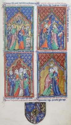 Große Abbildung Nr.1: 141-802 Peterborough-Psalter, Der.: (Faksimile)