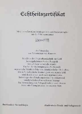 Große Abbildung Nr.2: 141-804 Sakramentar von Beauvais, Das.: (Faksimile)