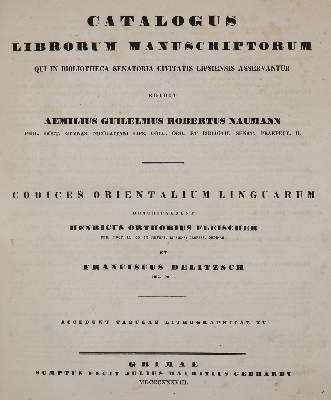 Große Abbildung Nr.1: 141-815 Naumann,R.: (Handschriften, Leipzig)