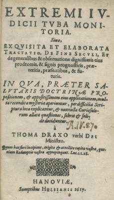 Große Abbildung Nr.1: 141-82 Draxe,T.: (Alte Drucke, Handschriften und Theologie)