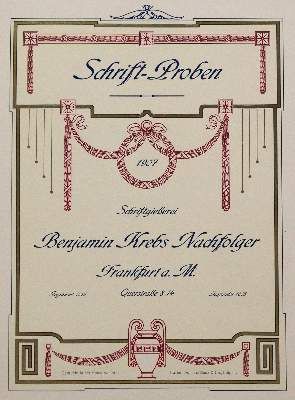 Große Abbildung Nr.1: 141-856 Krebs,B.: (Typographie und Kalligraphie)