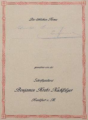 Große Abbildung Nr.2: 141-856 Krebs,B.: (Typographie und Kalligraphie)