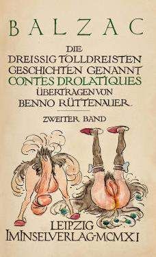 Große Abbildung Nr.2: 141-889 Balzac,H.de. (Erotika - Galantes, Zille)