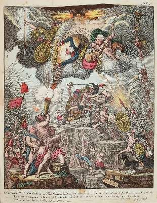 Große Abbildung Nr.3: 141-892 London und Paris.: (Karikatur)