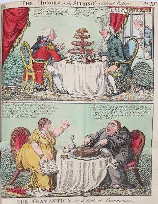 Große Abbildung Nr.2: 141-894 London und Paris.: (Karikatur)