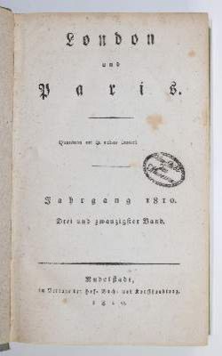 Große Abbildung Nr.34: 141-894 London und Paris.: (Karikatur)
