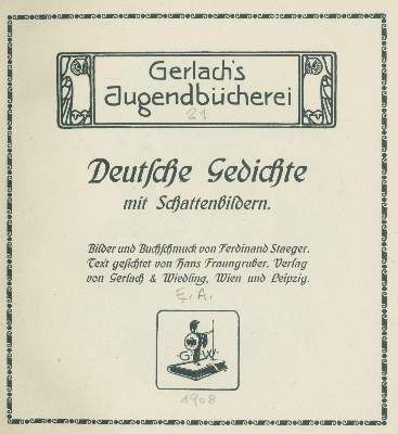 Große Abbildung Nr.4: 141-938 Gerlach's Jugendbücherei.: (Kinder- und Jugendbücher)