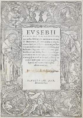 Große Abbildung Nr.1: 141-97 Eusebius,P.C.: (Alte Drucke, Handschriften und Theologie)