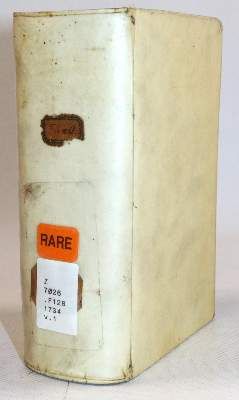Große Abbildung Nr.2: 141-98 Fabricius,J.A.: (Alte Drucke, Handschriften und Theologie)