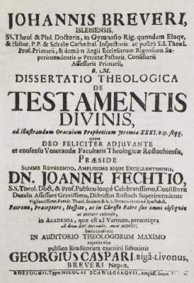 Große Abbildung Nr.1: 141-99 Fecht,J.: (Alte Drucke, Handschriften und Theologie)