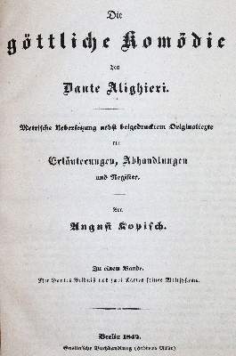 Bild Nr.1: 141-1000 Dante,A.: (Literatur und illustrierte Bücher bis 19.Jahrhundert)