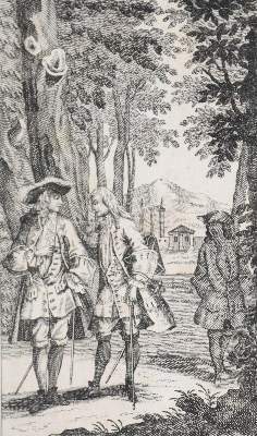 Bild Nr.2: 141-1003 Die Spatziergänge: (Literatur und illustrierte Bücher bis 19.Jahrhundert)