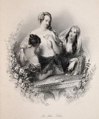 Bild Nr.3: 141-1022 Fisher's drawing room: (Literatur und illustrierte Bücher bis 19.Jahrhundert)