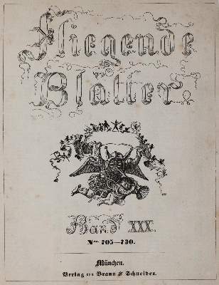 Bild Nr.1: 141-1023 Fliegende Blätter.: (Literatur und illustrierte Bücher bis 19.Jahrhundert)