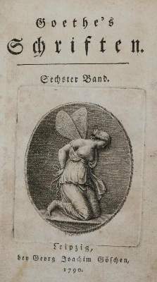 Bild Nr.1: 141-1034 Goethe,(J.W.v.).: (Literatur und illustrierte Bücher bis 19.Jahrhundert)