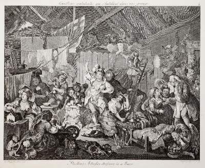 Bild Nr.2: 141-1048 Hogarth,W.: (Literatur und illustrierte Bücher bis 19.Jahrhundert)