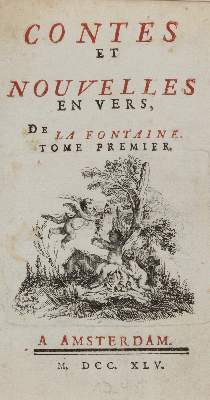 Bild Nr.2: 141-1063 La Fontaine,(J.)de.: (Literatur und illustrierte Bücher bis 19.Jahrhundert)