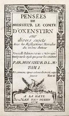 Bild Nr.1: 141-1100 Oxenstierna,(G.T.).: (Literatur und illustrierte Bücher bis 19.Jahrhundert)