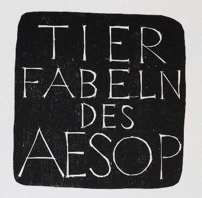 Bild Nr.6: 141-1165 Aesop.: (Literatur und illustrierte Bücher 20.Jahrhundert - Alte Literatur in modernen Ausgaben)