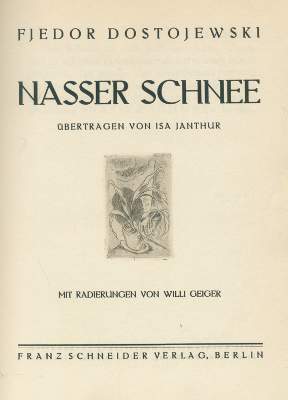 Bild Nr.1: 141-1301 Dostojewski,F.: (Geiger)