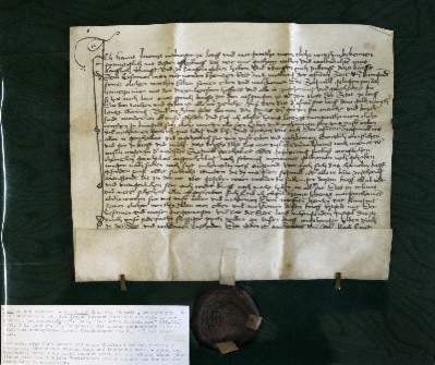 Bild Nr.1: 141-135 Kaufbrief: (Handschriften, Lauf an der Pegnitz)