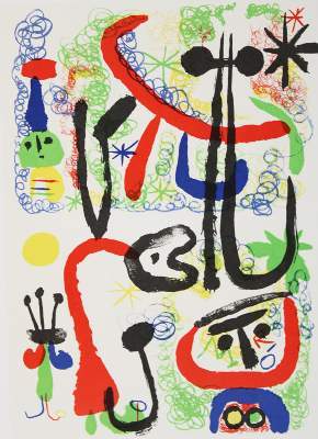 Bild Nr.1: 141-1444 Leiris,M. u. F.Mourlot.: (Miro)