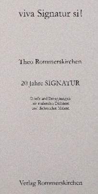 Bild Nr.1: 141-1511 Rommerskirchen,T.: (Literatur und illustrierte Bücher 20.Jahrhundert - Alte Literatur in modernen Ausgaben)