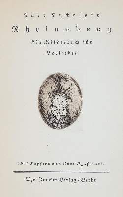 Bild Nr.2: 141-1576 Tucholsky,K.: (Literatur und illustrierte Bücher 20.Jahrhundert - Alte Literatur in modernen Ausgaben)